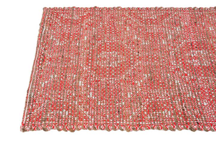2' 1 x 3' Hand Woven Chenille Jute Rug