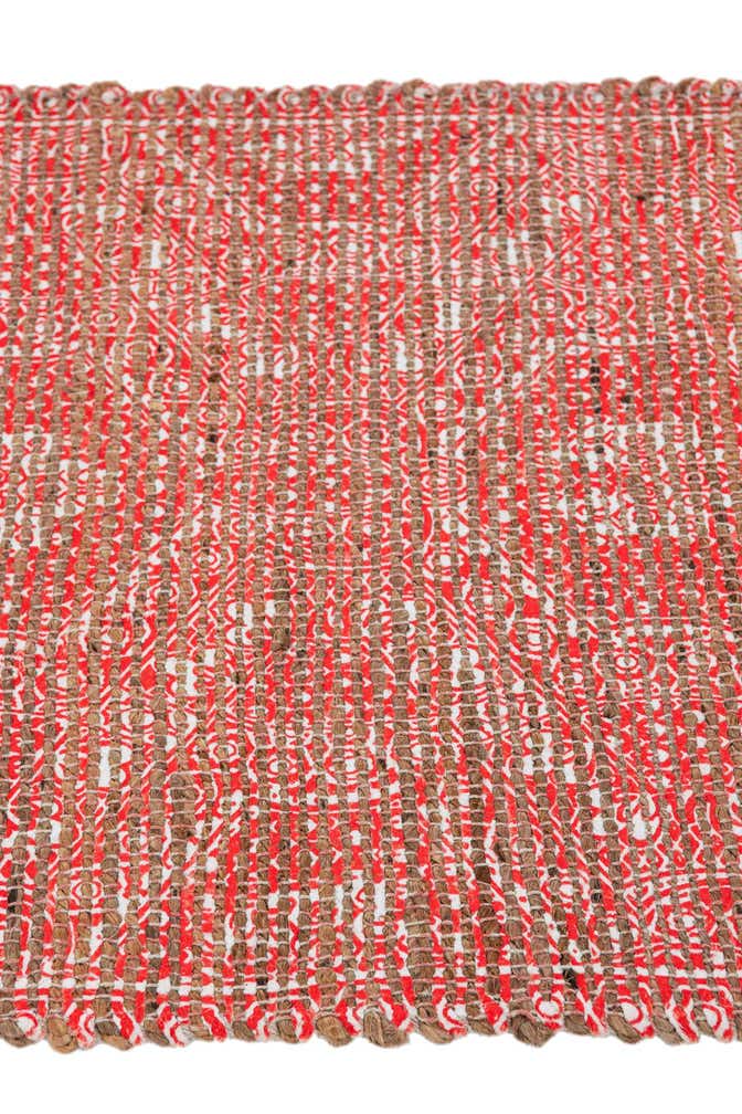 2' 1 x 3' Hand Woven Chenille Jute Rug