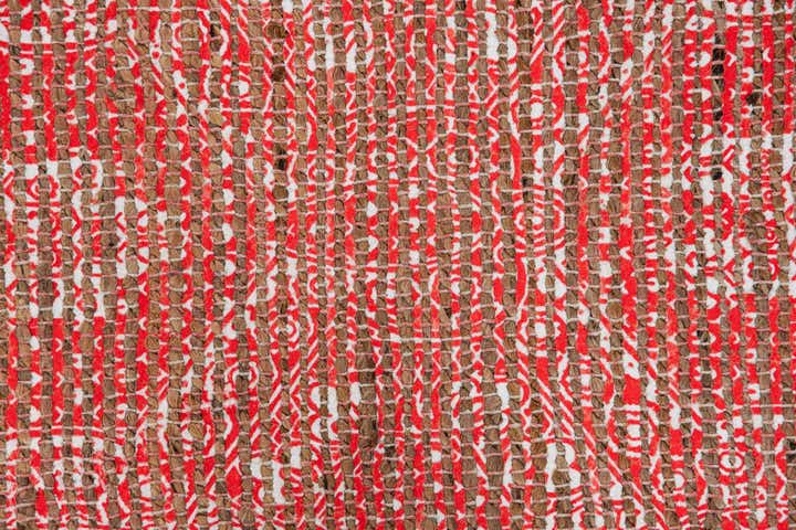 2' 1 x 3' Hand Woven Chenille Jute Rug