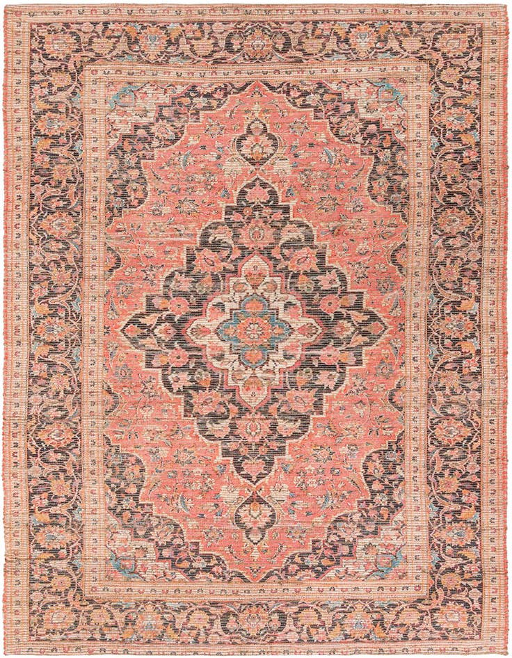 Detail image of 6' 1 x 9' Chenille Jute Rug