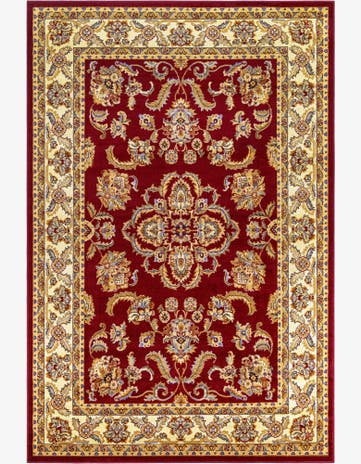 Red Classic Agra Rug