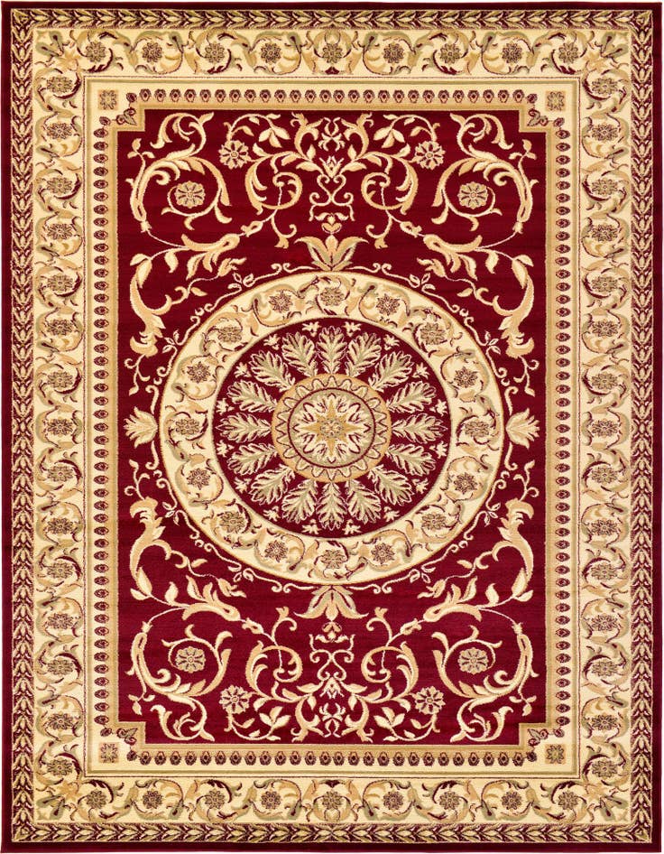 Detail image of 9' x 12' Classic Aubusson Rug