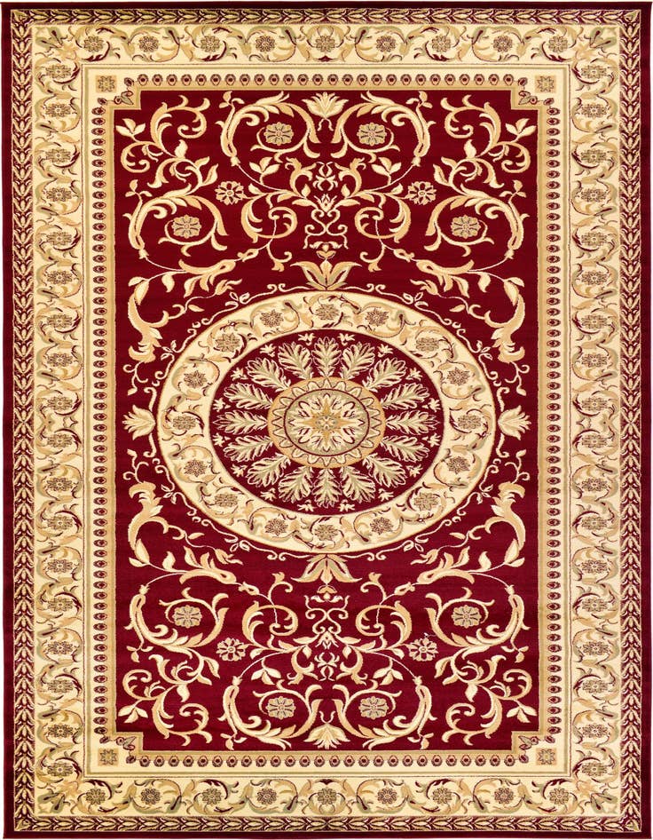 Detail image of 10' 6 x 16' 5 Classic Aubusson Rug