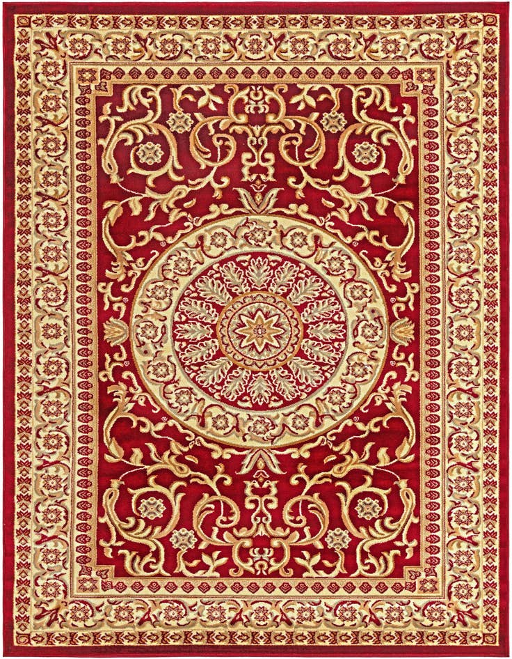 Detail image of 7' x 10' Classic Aubusson Rug