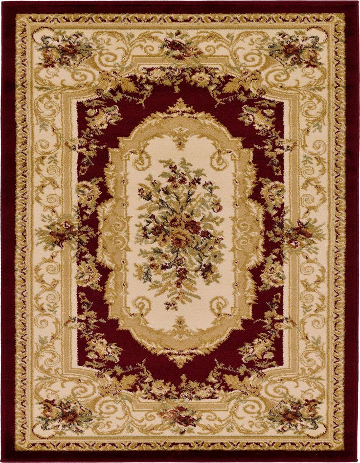 Detail image of 3' x 5' 3 Classic Aubusson Rug