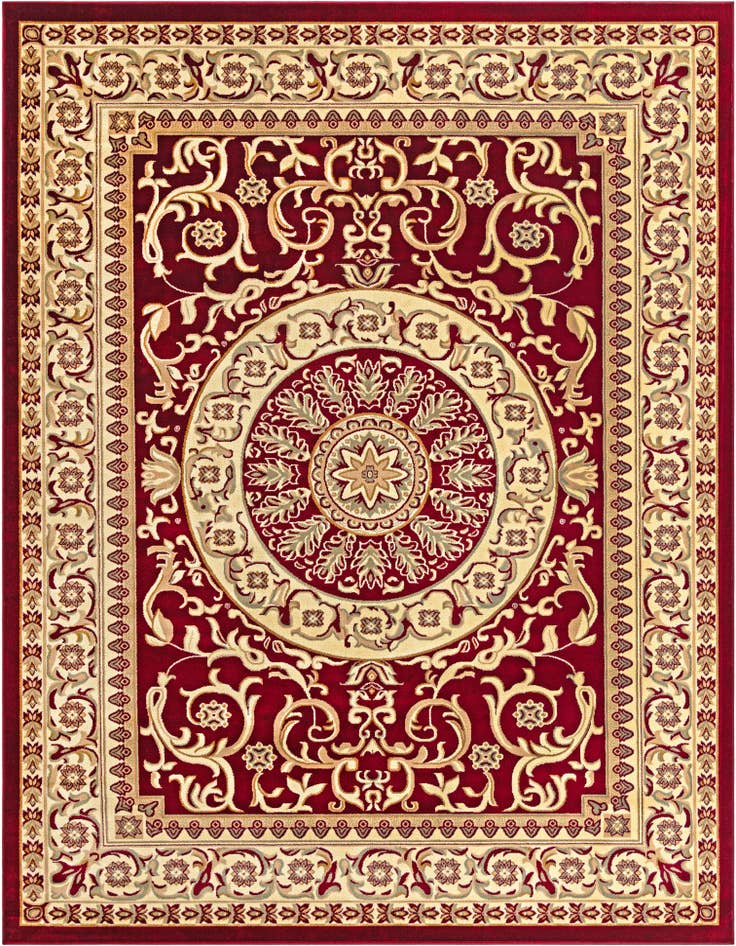 Detail image of 10' x 13' Classic Aubusson Rug