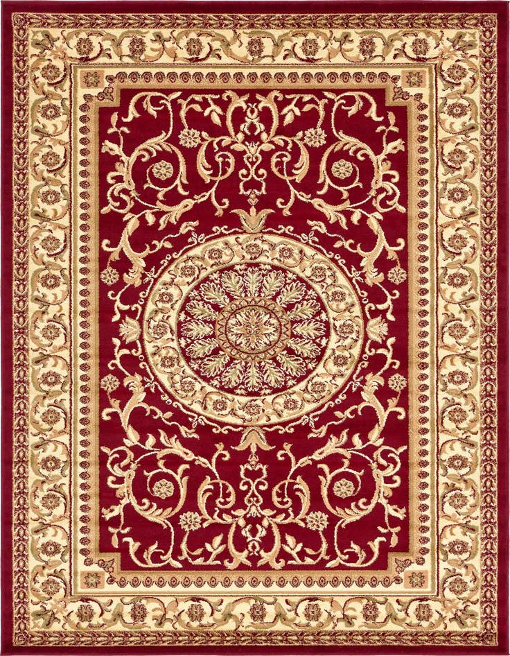 Detail image of 6' x 9' Classic Aubusson Rug