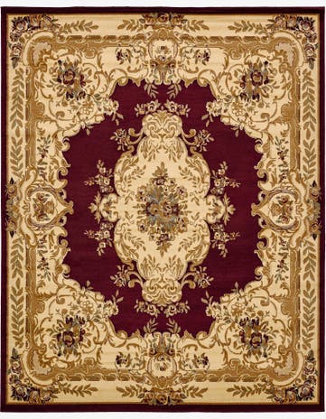 7' 10 x 10' Classic Aubusson Rug
