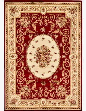 7' 10 x 11' Classic Aubusson Rug