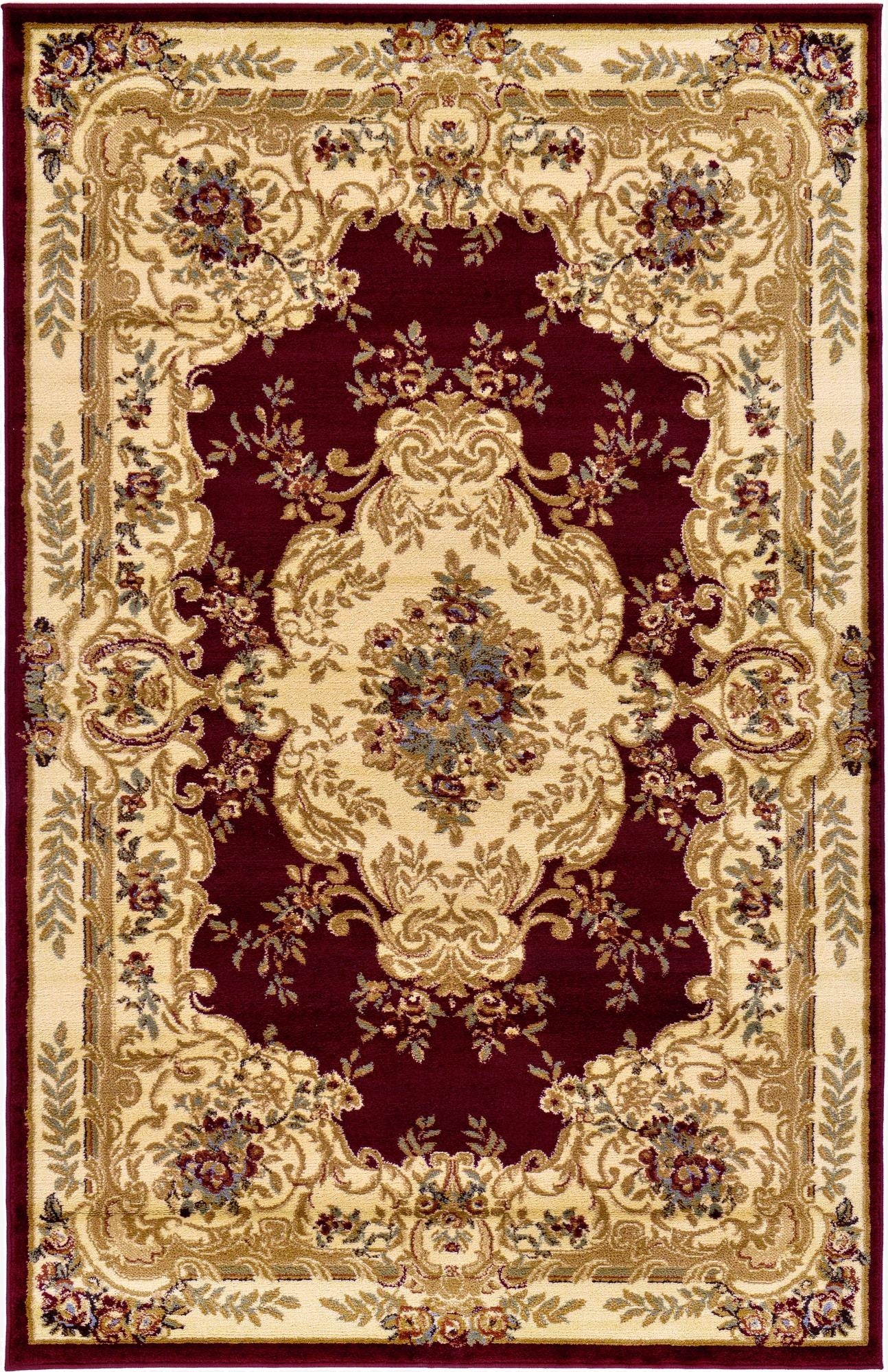 Primary image 5' 3 x 8' Classic Aubusson Rug