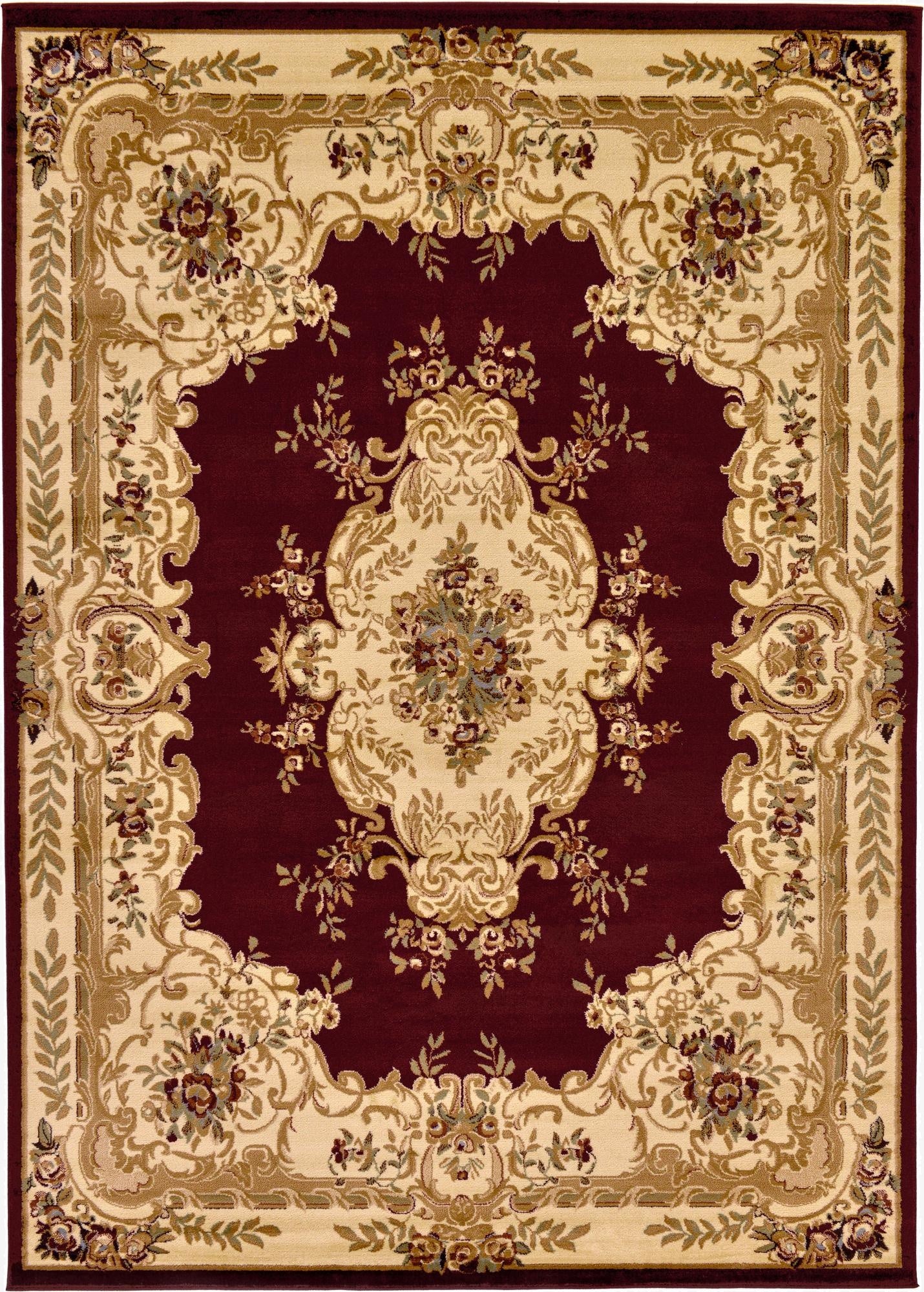 Primary image 7' 10 x 11' Classic Aubusson Rug