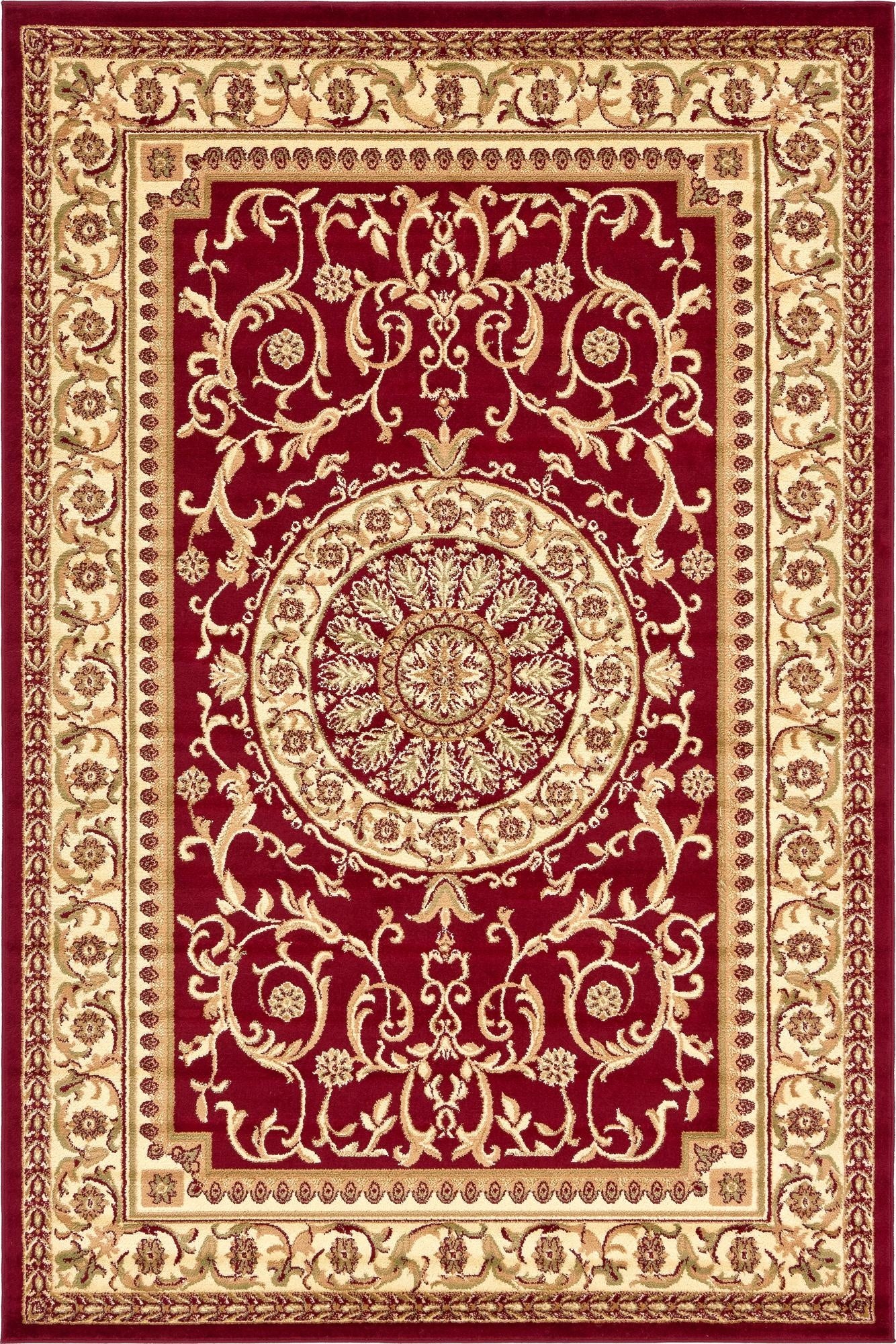 6' x 9' Classic Aubusson Rug