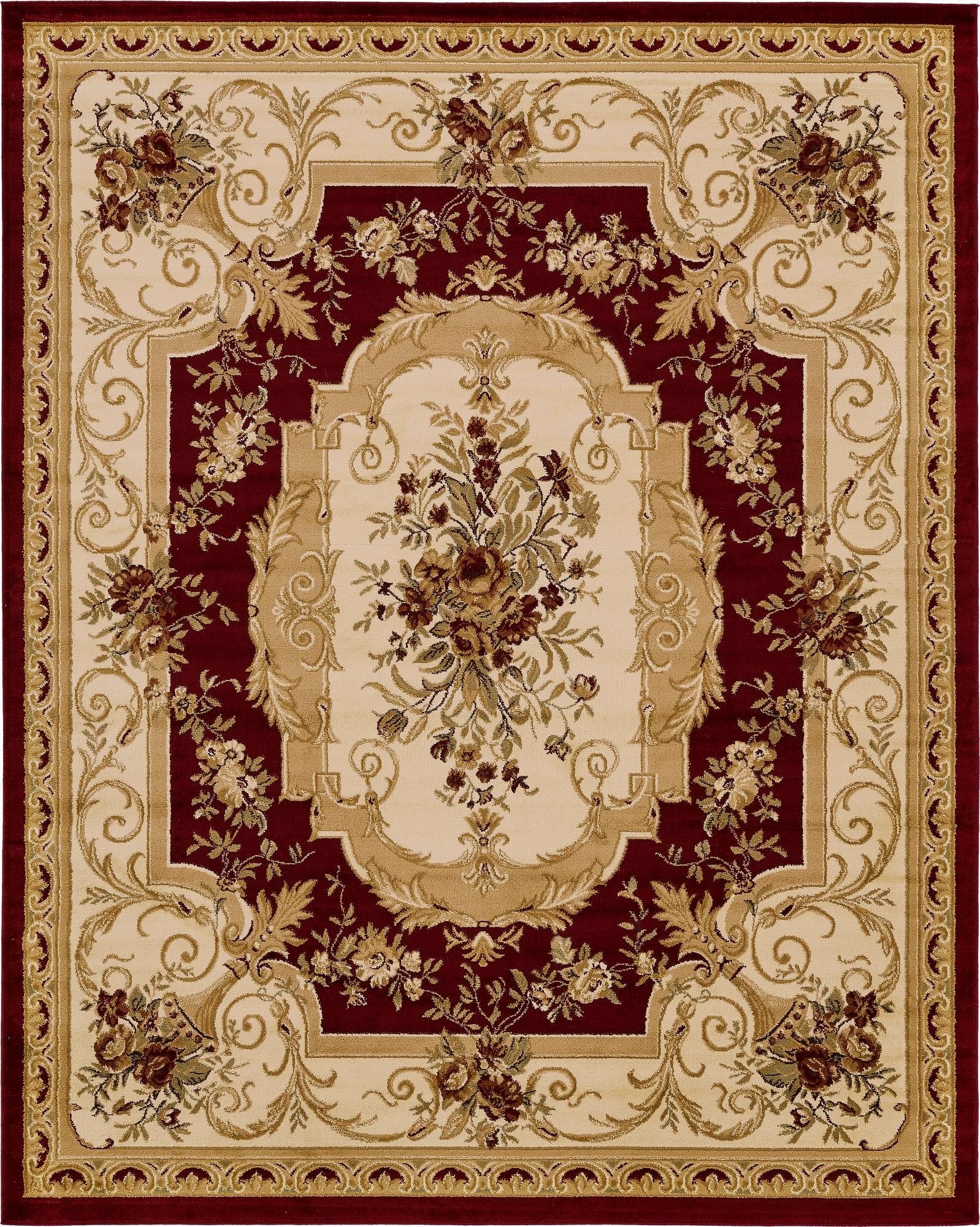Primary image 7' 10 x 10' Classic Aubusson Rug