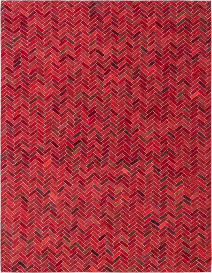 Detail image of 5' x 8' Cowhide Leather Rug