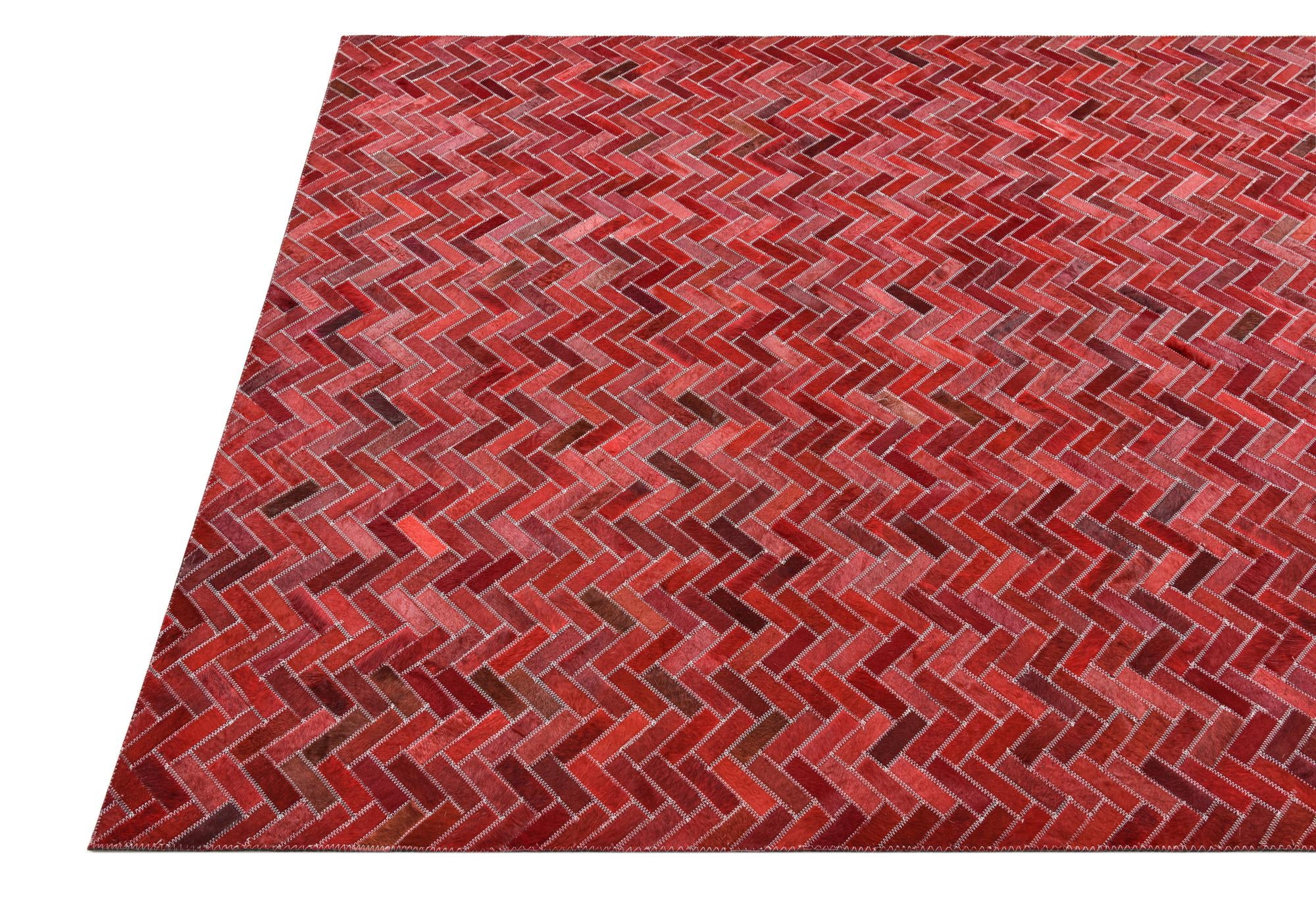 5' x 7' 10 Cowhide Rug