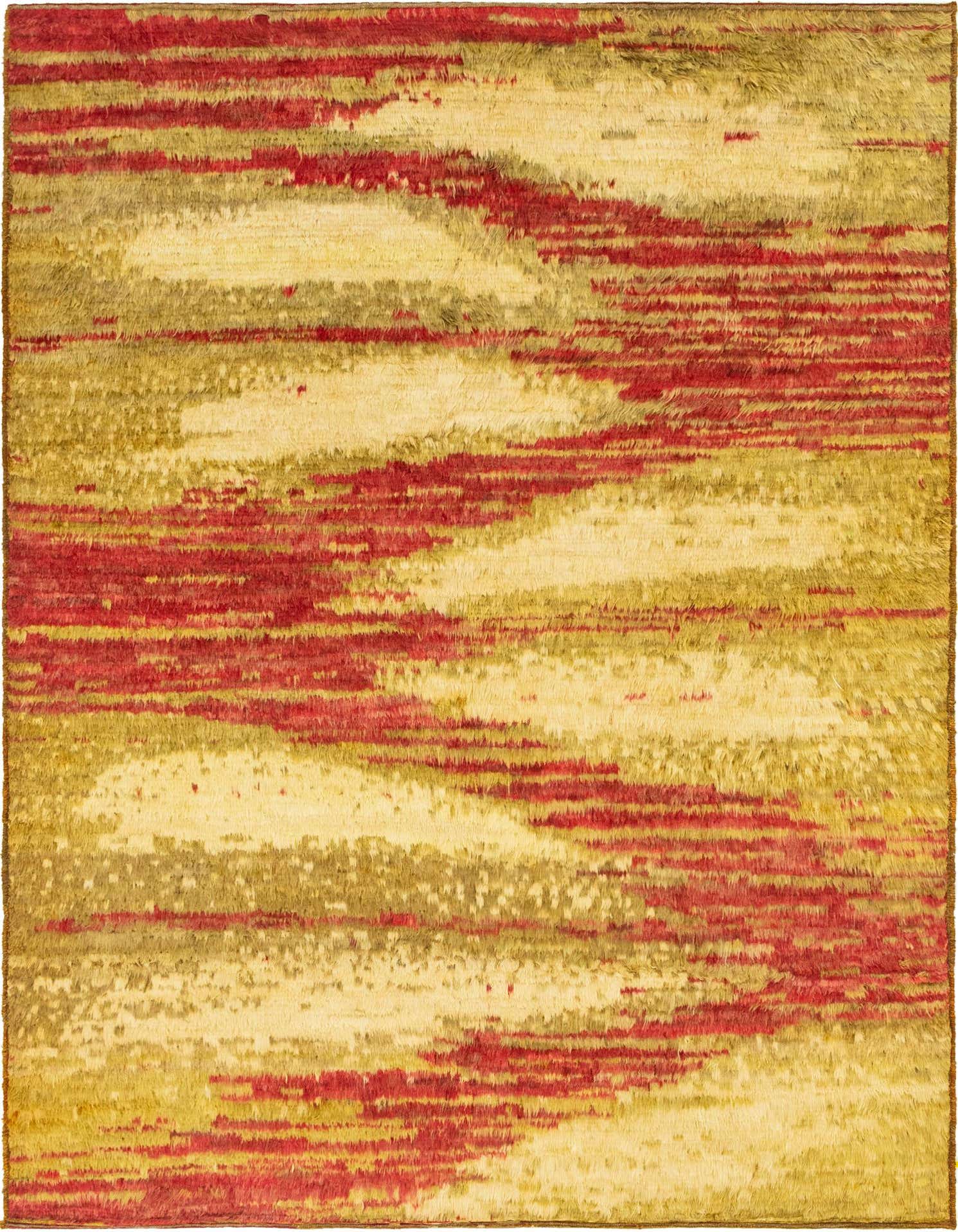 6' 8 x 9' Hand Knotted Darya Wool Rug