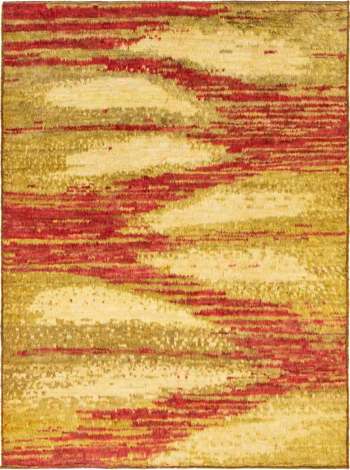 6' 8 x 9' Hand Knotted Darya Wool Rug