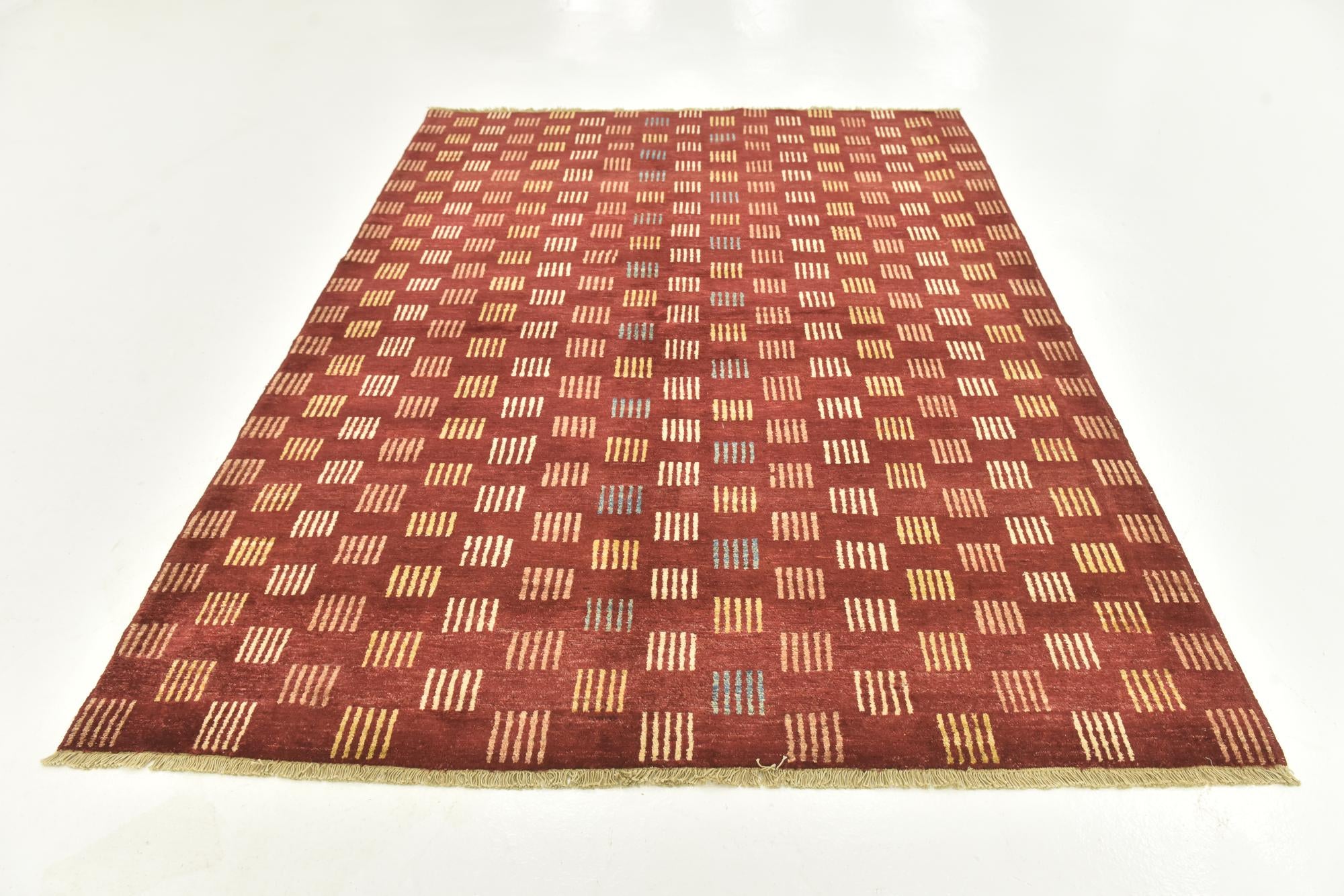 5' 8 x 7' 8 Hand Knotted Darya Oriental Rug