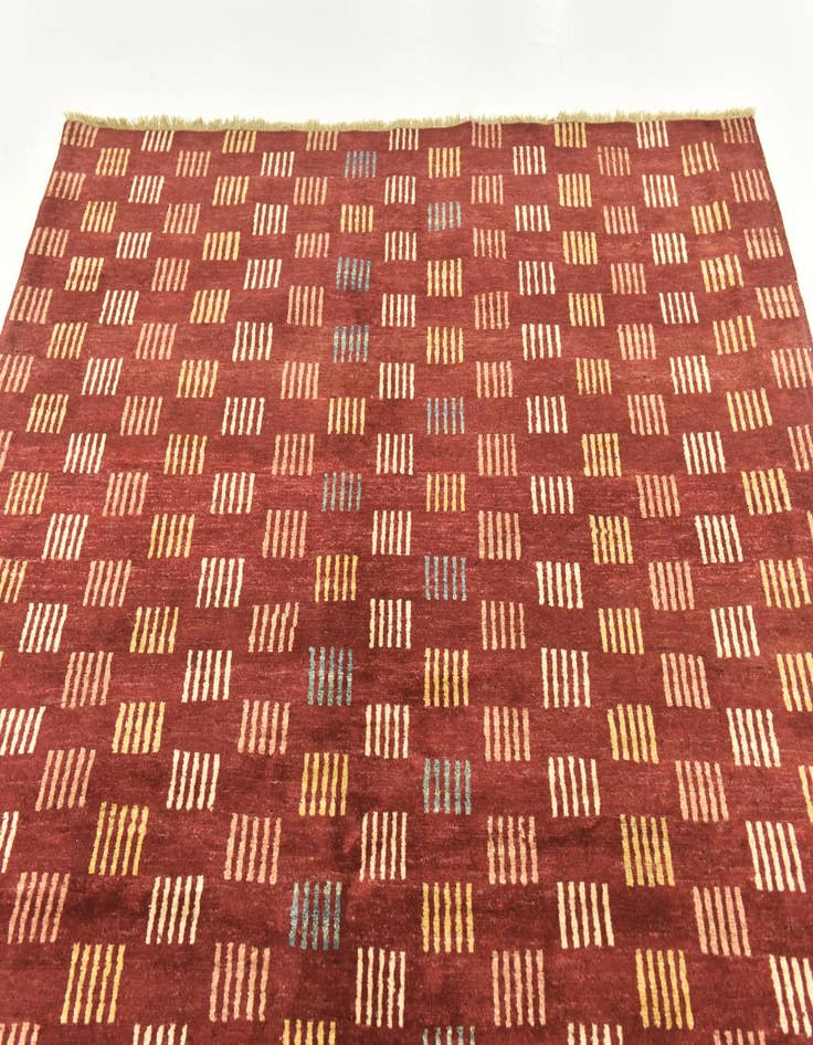 Detail image of 5' 8 x 7' 8  Hand Knotted Darya Oriental Rug