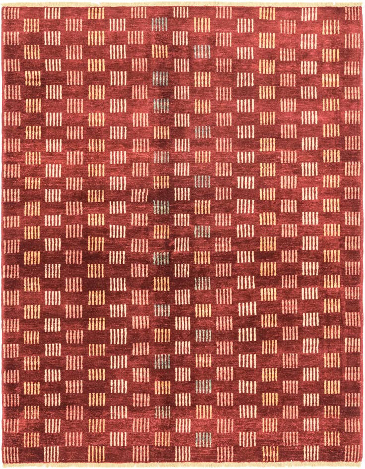Detail image of 5' 8 x 7' 8 Hand Knotted Darya Oriental Rug