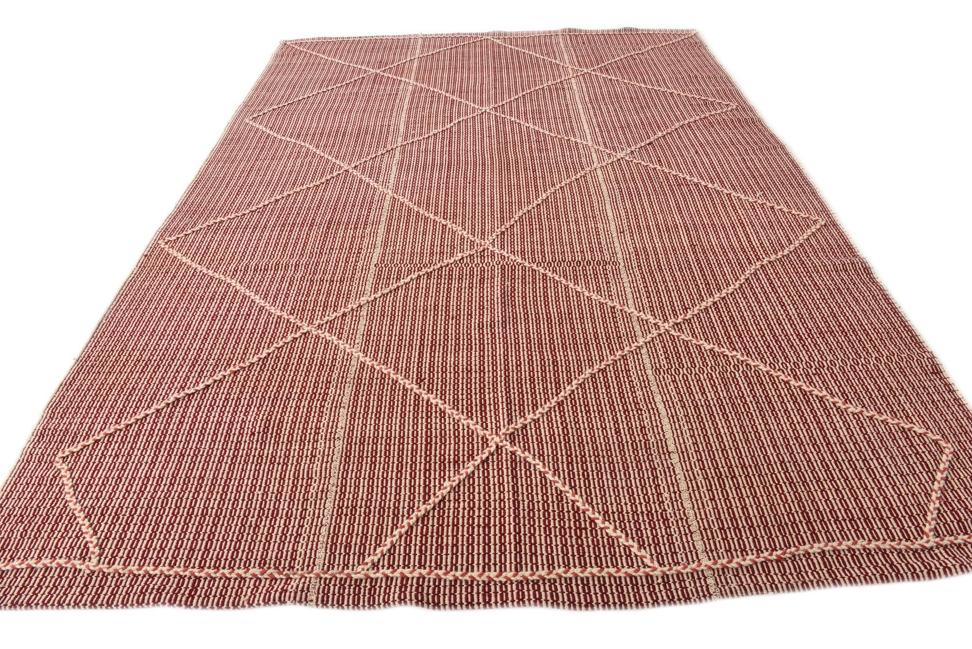 8' 7 x 12' Hand Knotted Darya Wool Rug