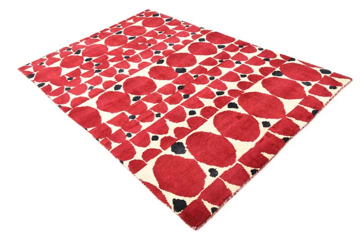 5' 4 x 8' Hand Knotted Darya Wool Rug