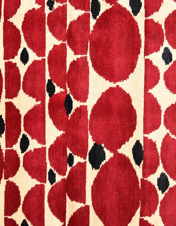 Detail image of 5' 4 x 8'  Hand Knotted Darya Wool Rug