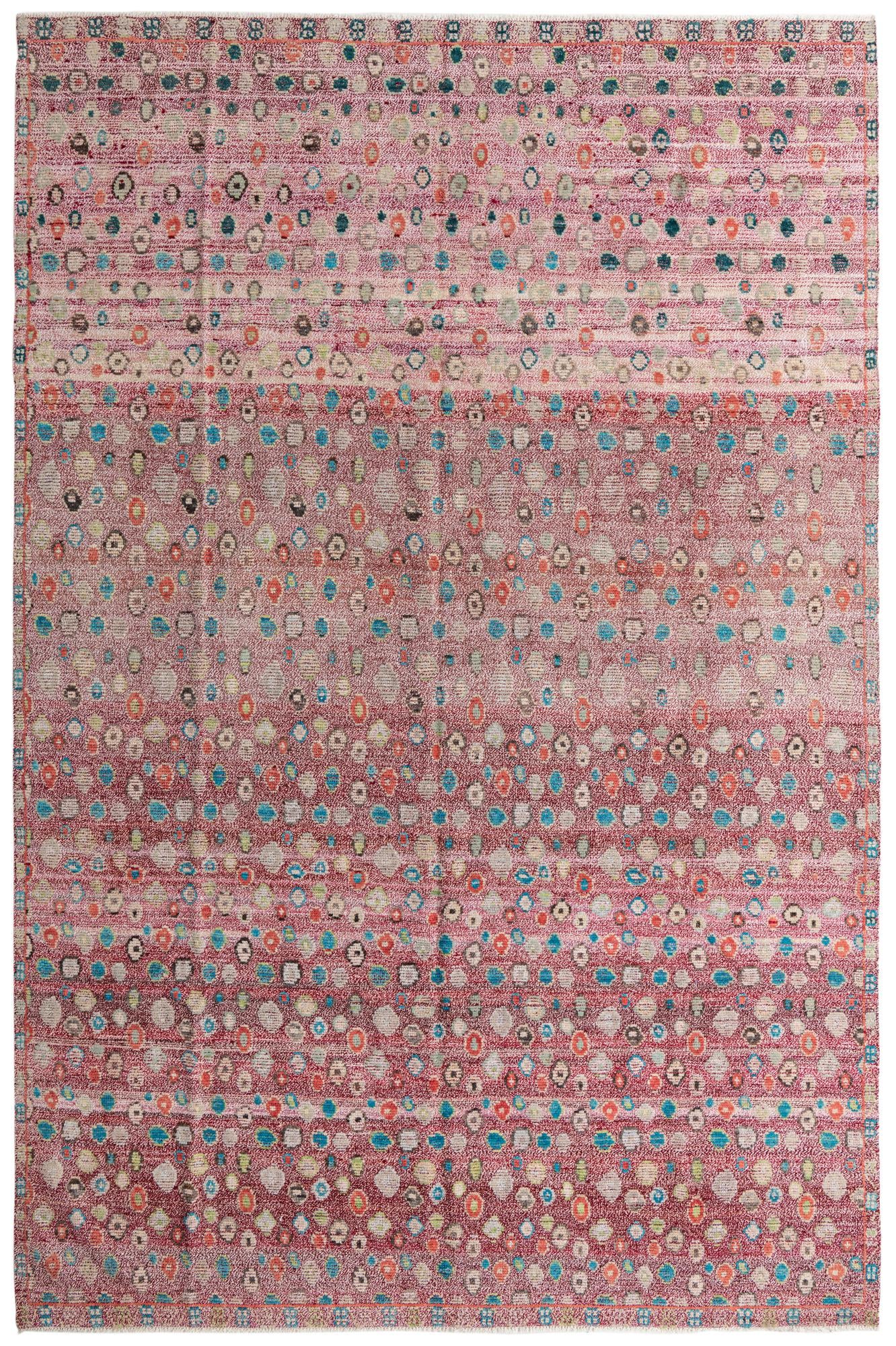 9' 11 x 14' 10 Hand Knotted Darya Wool Rug