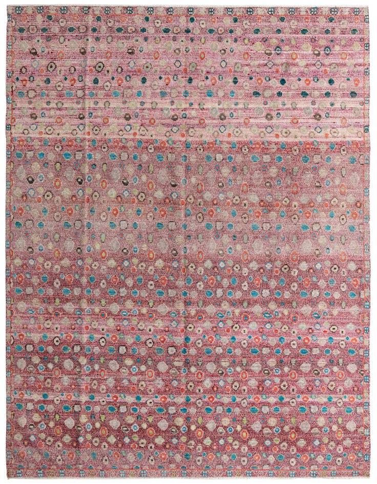 Detail image of 9' 11 x 14' 10 Hand Knotted Darya Wool Rug