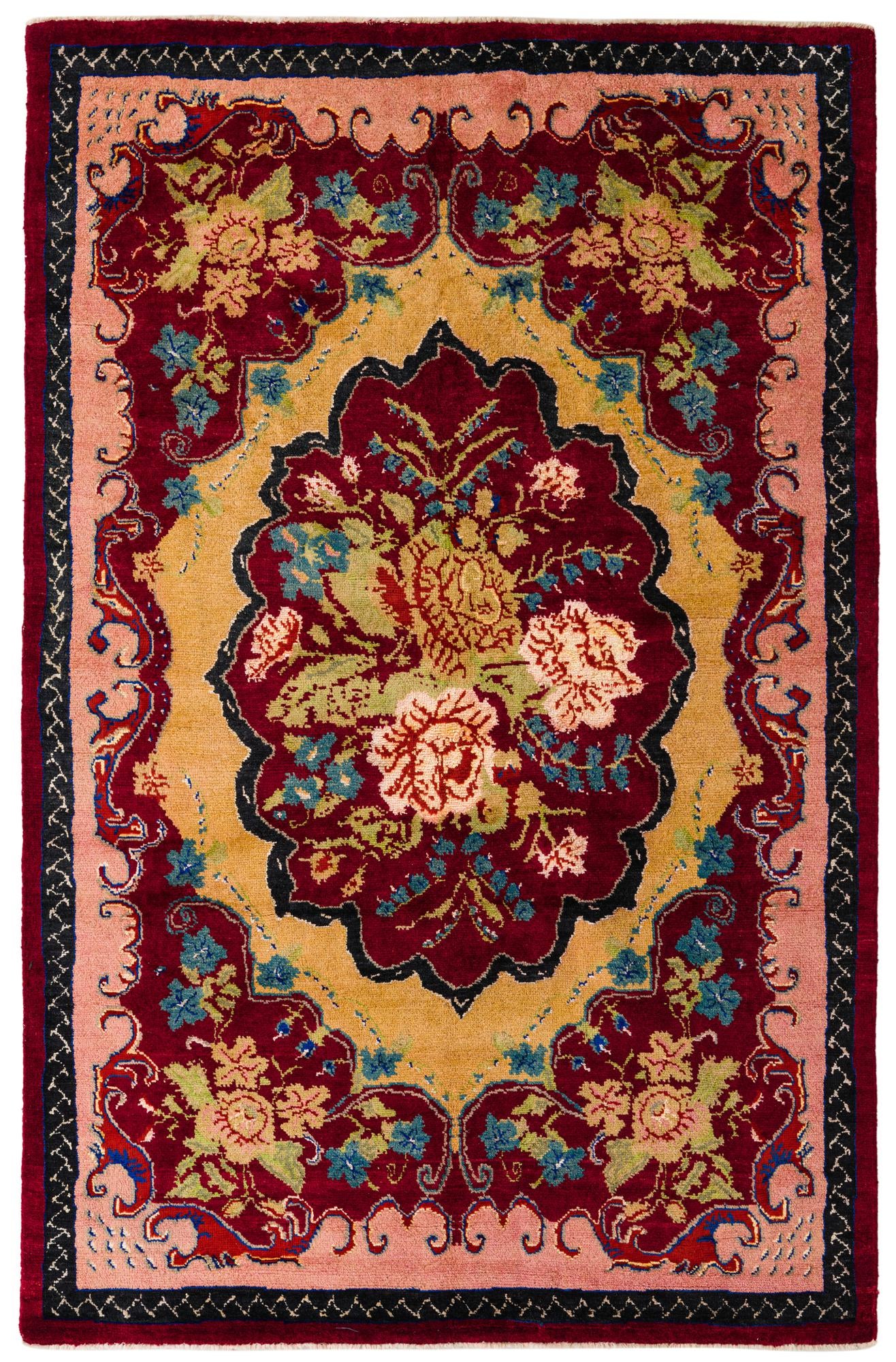 6' 5 x 9' 9 Hand Knotted Darya Rug