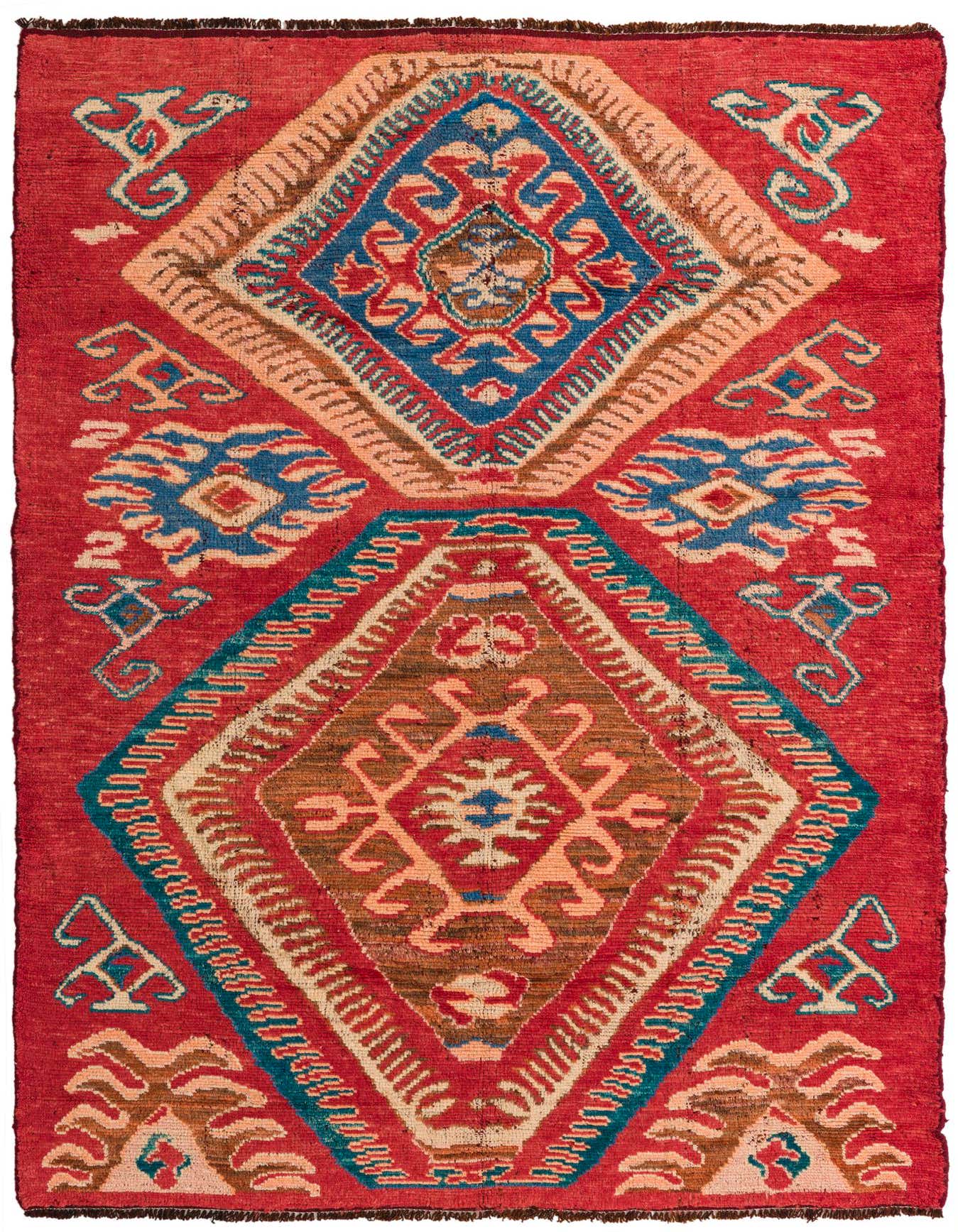 5' 8 x 8' Hand Knotted Darya Wool Rug