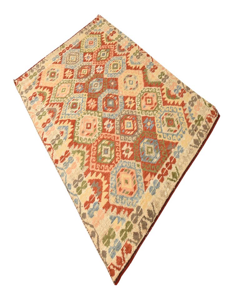 Detail image of 5' 1 x 7' 2 Hand Knotted Darya Wool Rug