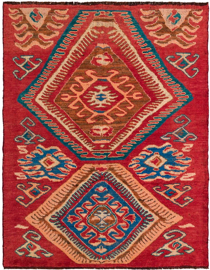 Detail image of 5' 7 x 7' 10 Hand Knotted Darya Wool Rug