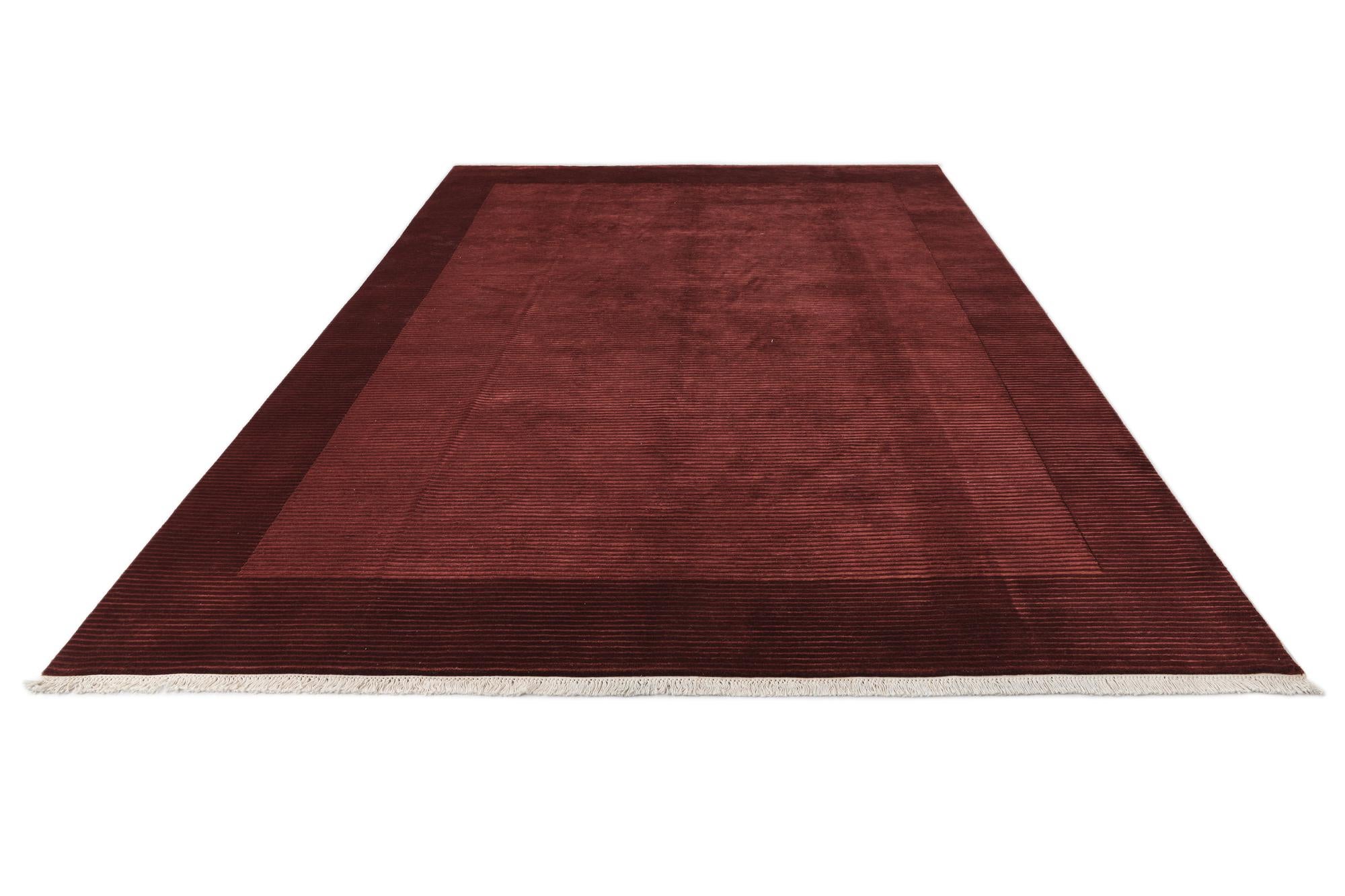 8' x 11' 3 Hand Knotted Darya Wool Rug