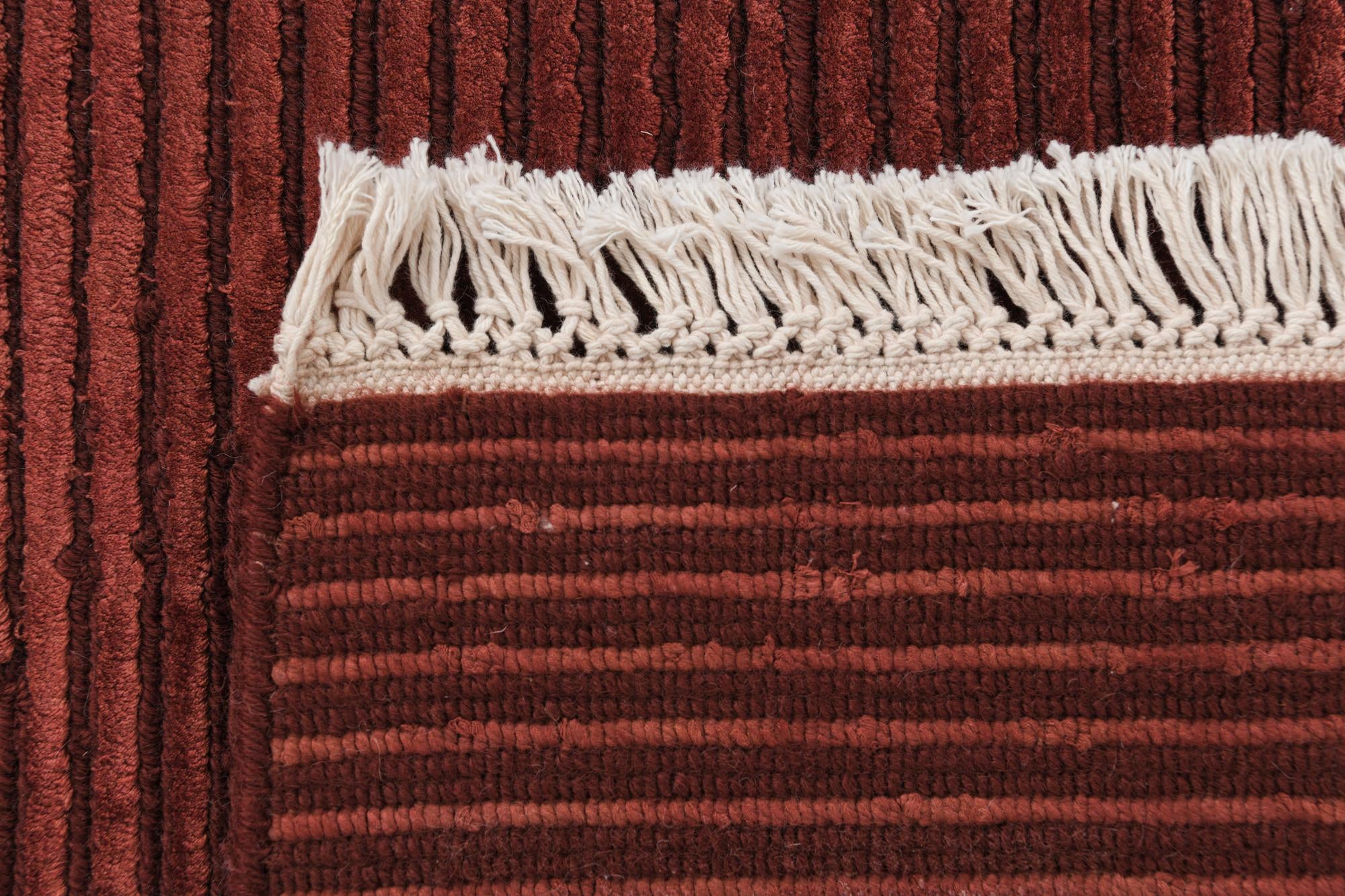 8' x 11' 3 Hand Knotted Darya Wool Rug