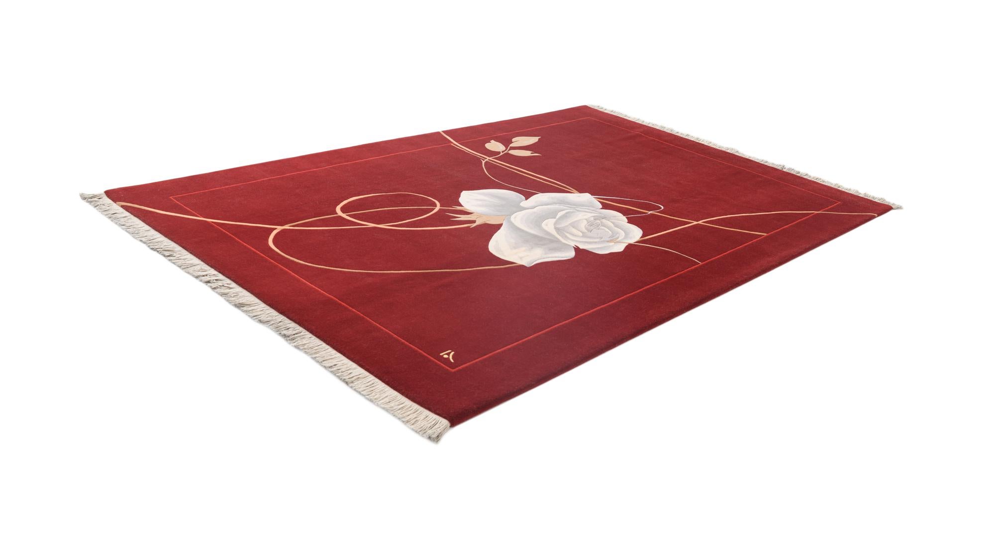 6' 8 x 9' 11 Hand Knotted Darya Wool Rug