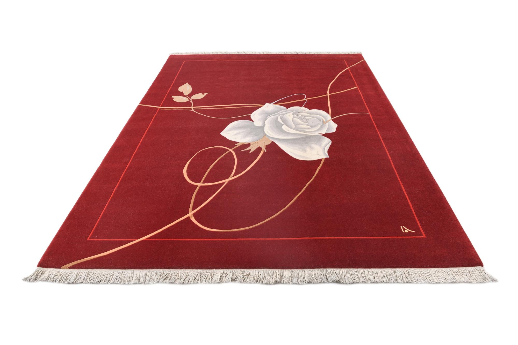 6' 8 x 9' 11 Hand Knotted Darya Wool Rug