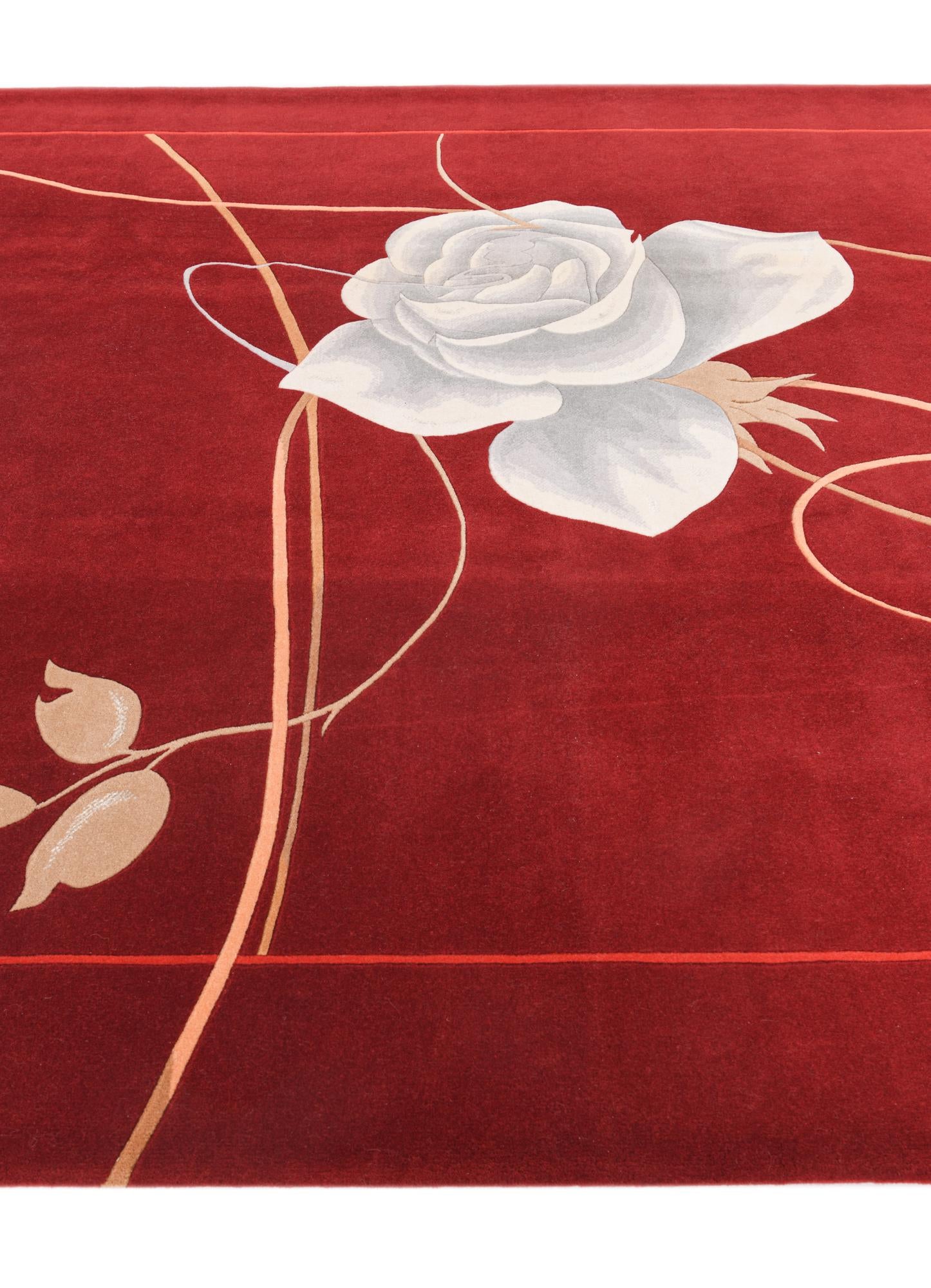 6' 8 x 9' 11 Hand Knotted Darya Wool Rug