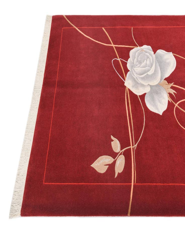 Detail image of 4' 11 x 6' 7  Hand Knotted Darya Wool Rug