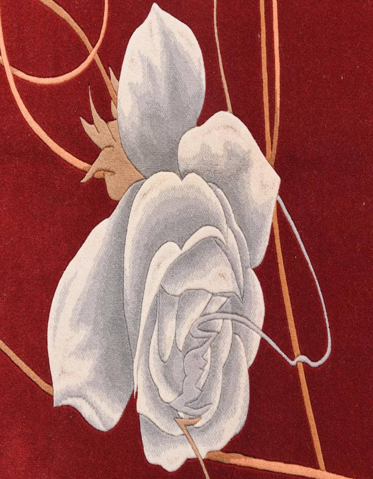 Detail image of 4' 11 x 6' 7  Hand Knotted Darya Wool Rug