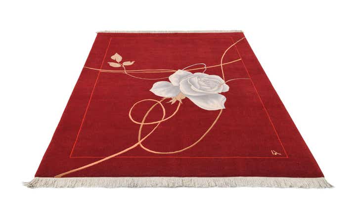 5' 7 x 7' 10 Hand Knotted Darya Wool Rug