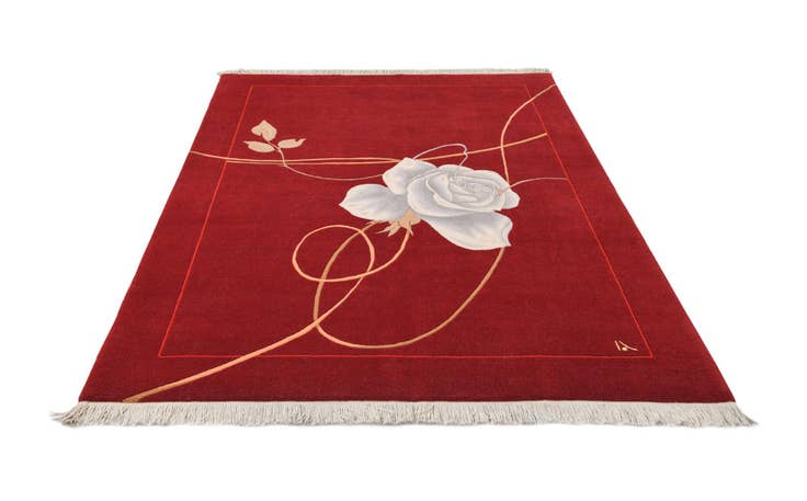 Detail image of 5' 7 x 7' 10 Hand Knotted Darya Wool Rug