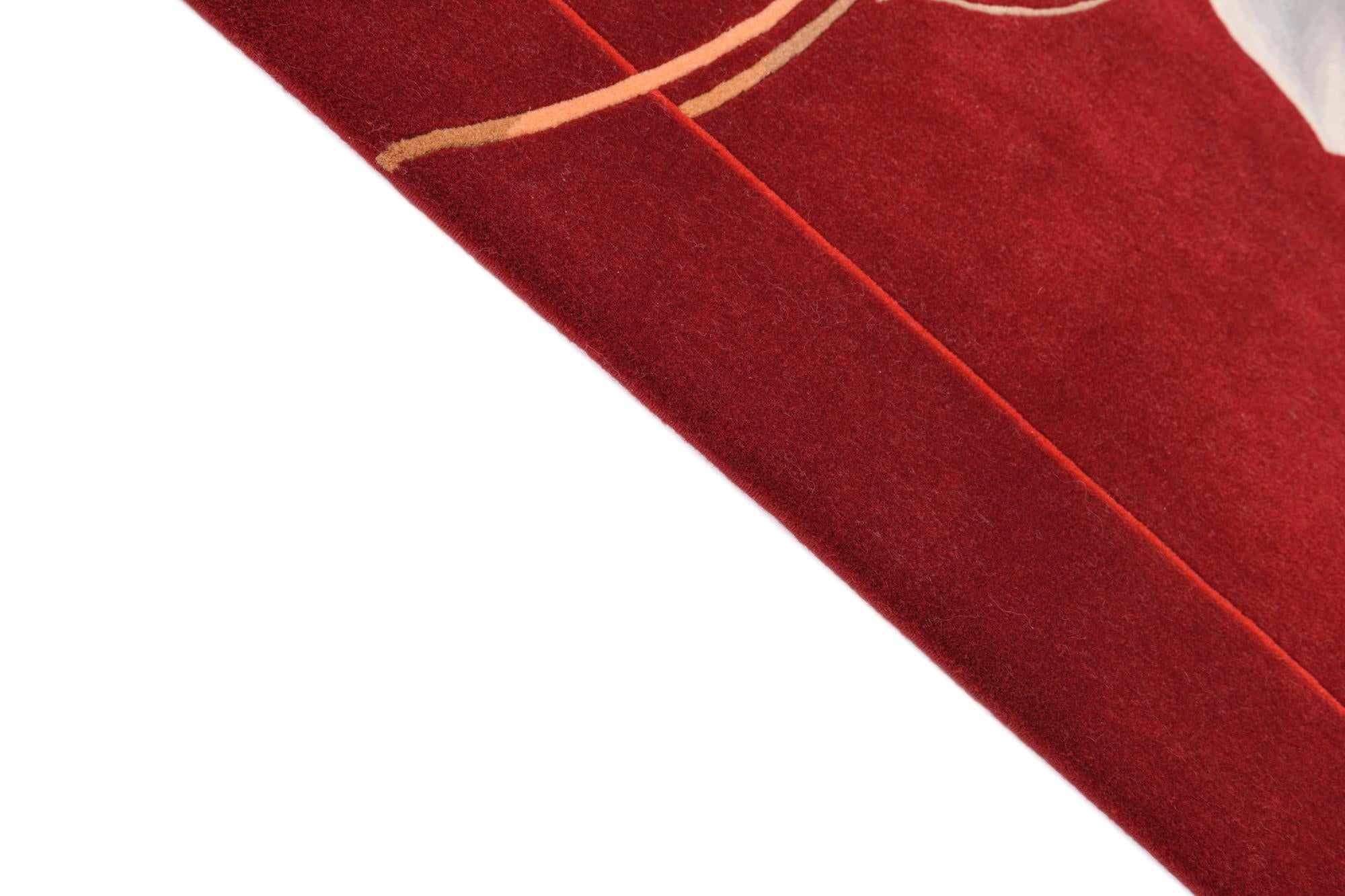 5' 7 x 7' 10 Hand Knotted Darya Wool Rug