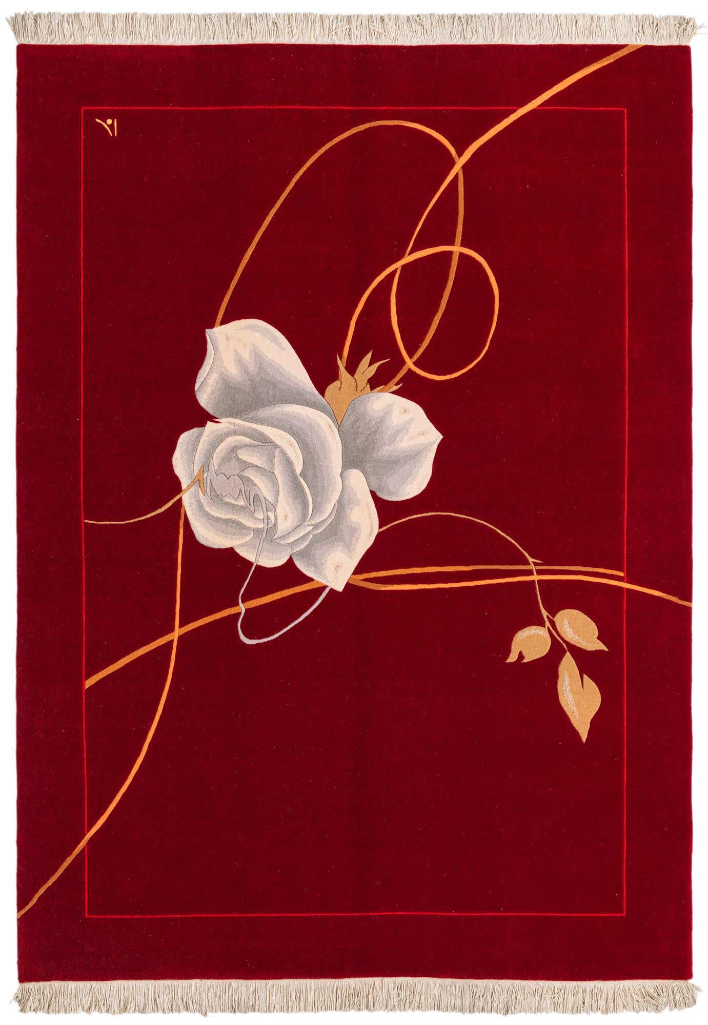 5' 7 x 7' 10 Hand Knotted Darya Wool Rug