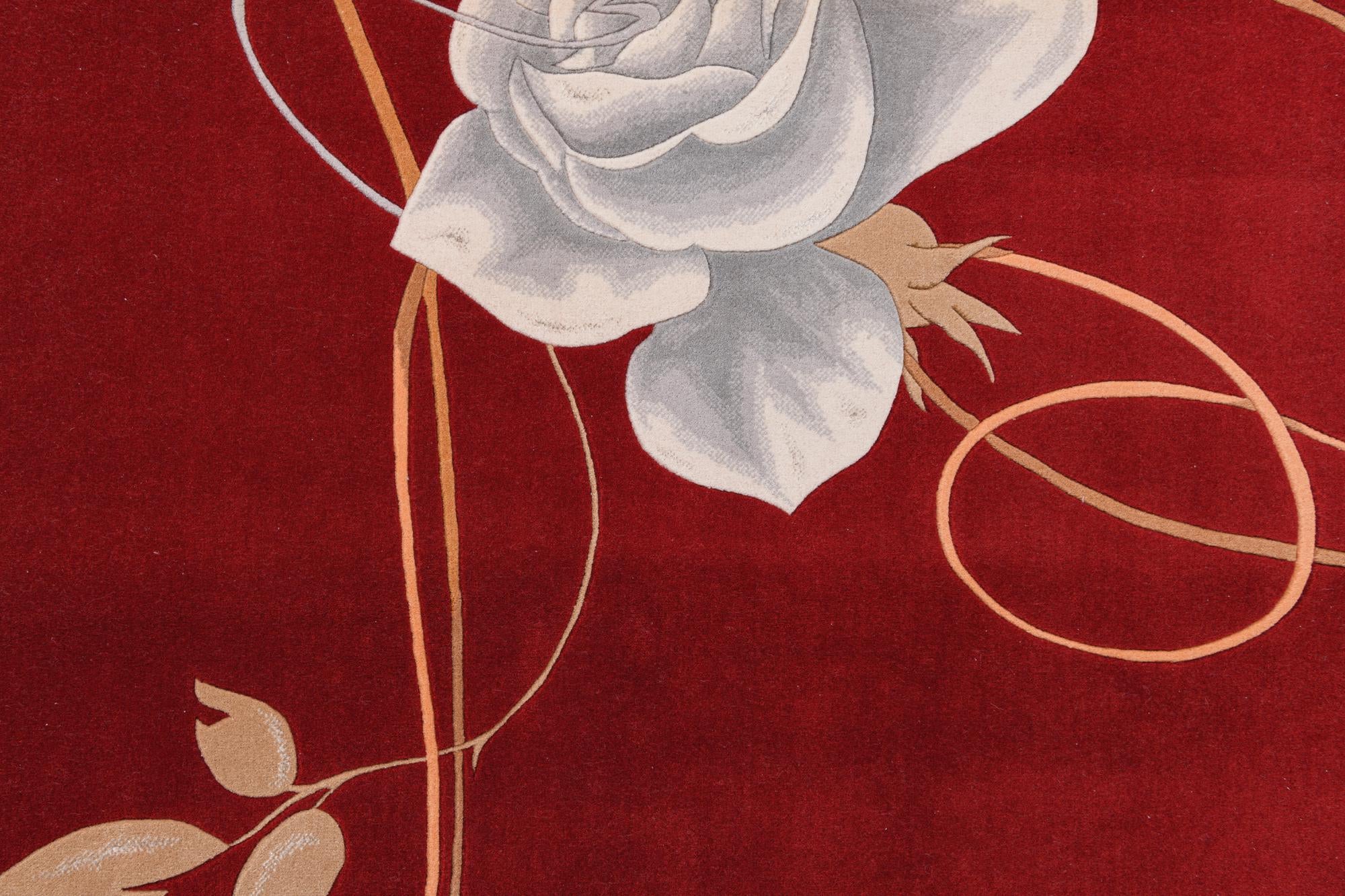 5' 7 x 7' 10 Hand Knotted Darya Wool Rug