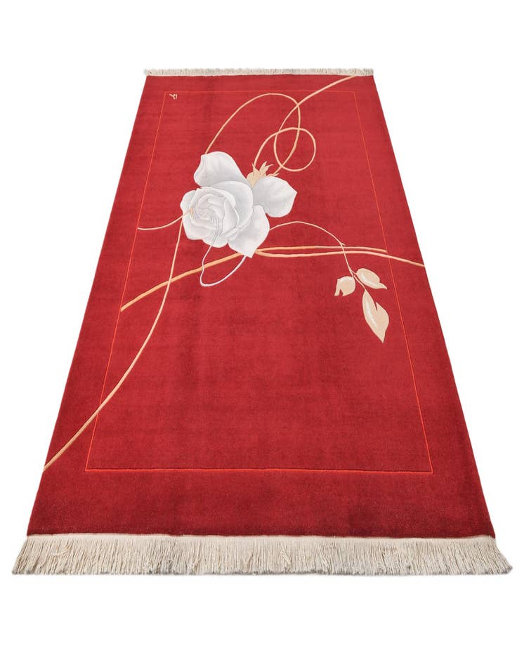 Detail image of 5' 8 x 8' Hand Knotted Darya Wool Rug