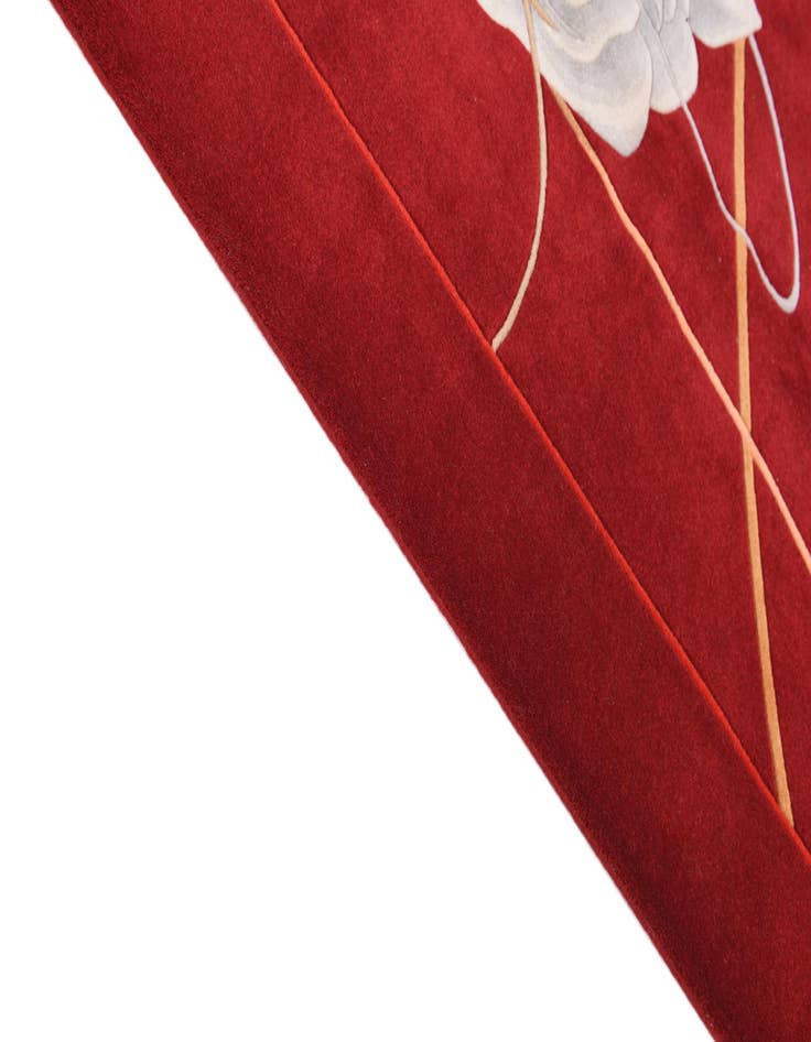 Detail image of 5' 8 x 8' Hand Knotted Darya Wool Rug