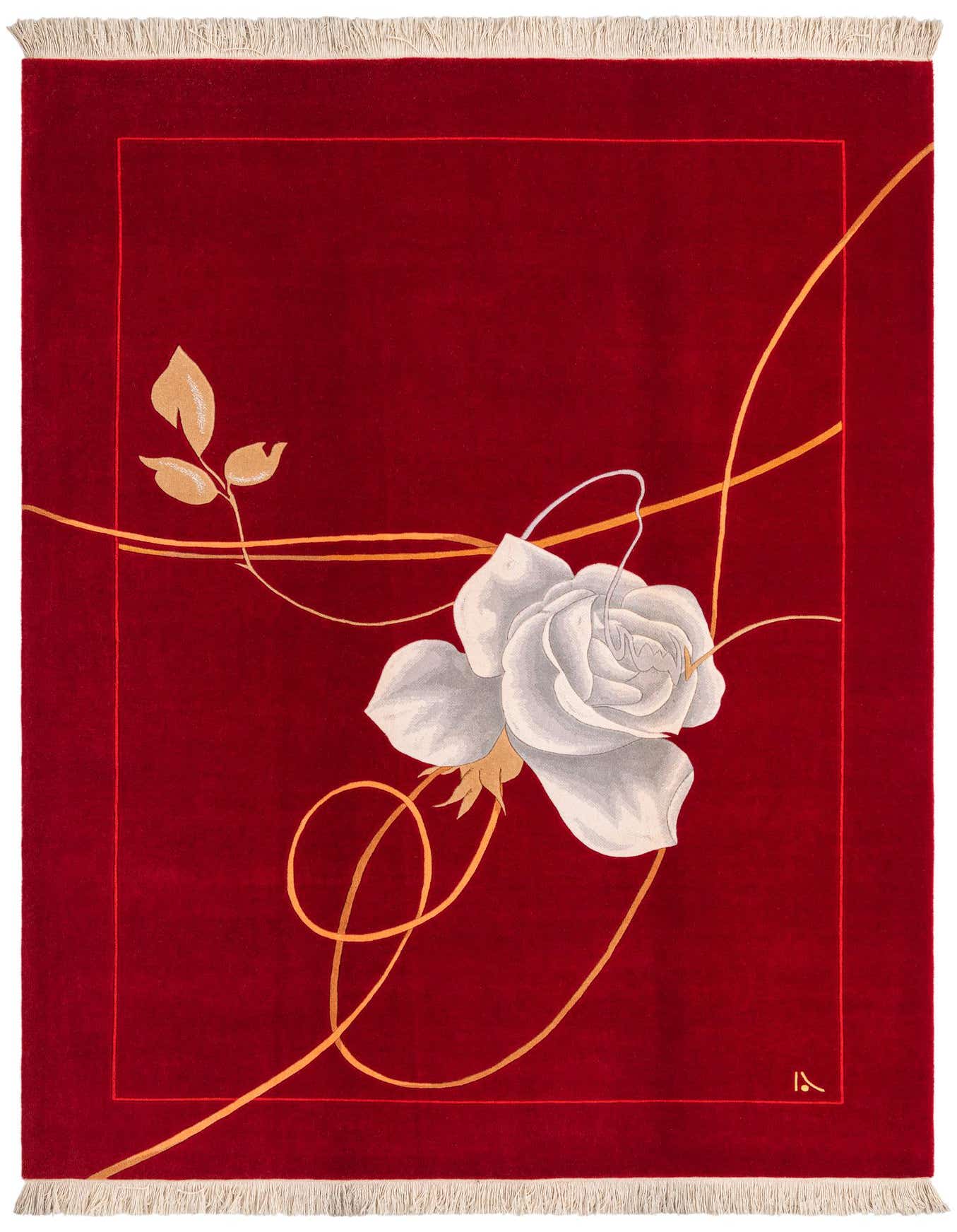 5' 8 x 8' Hand Knotted Darya Wool Rug