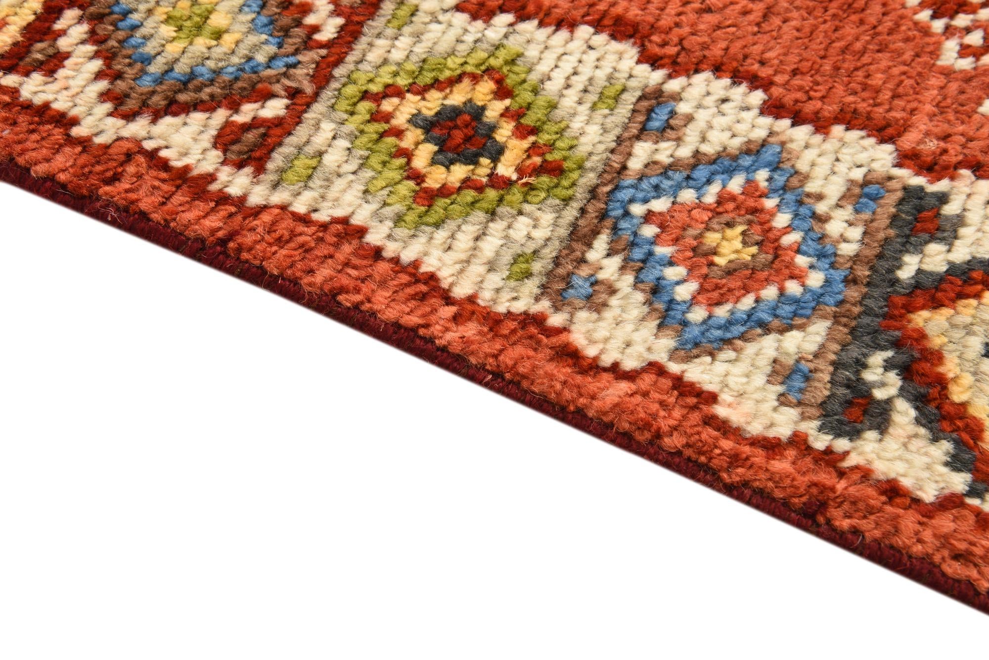 4' x 6' 3 Hand Knotted Darya Wool Rug