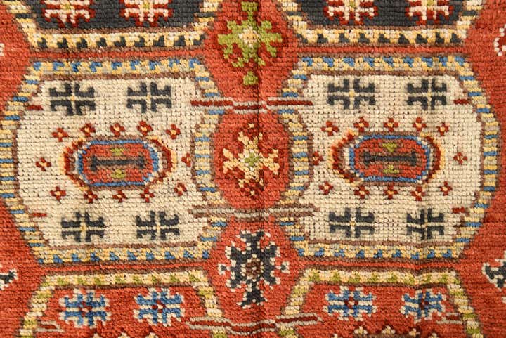 4' x 6' 3 Hand Knotted Darya Wool Rug